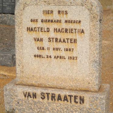 STRAATEN Magteld Magrietha, van 1887-1927