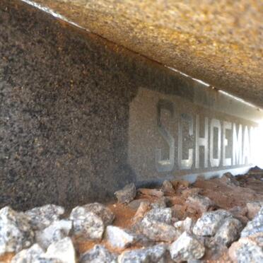 SCHOEMAN Frederick J. 1890-1963 &amp; Catharina S. nee V.D. LINDE 1895-1964