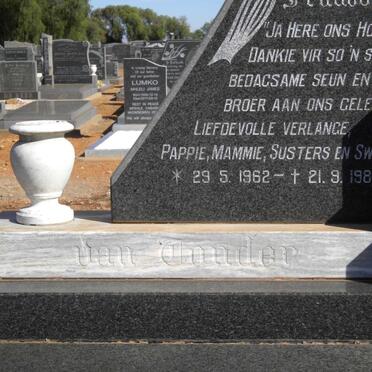 TONDER Francois, van 1962-1987 :: GREYLING Annalie 1964-1987