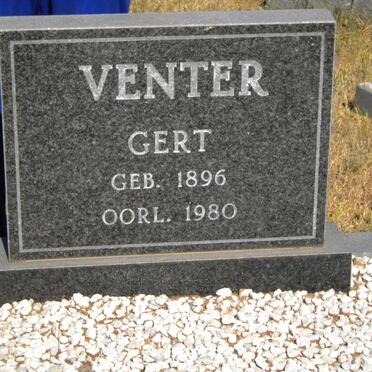 VENTER Gert 1896-1980