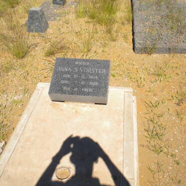 VORSTER Anna S. 1904-1959