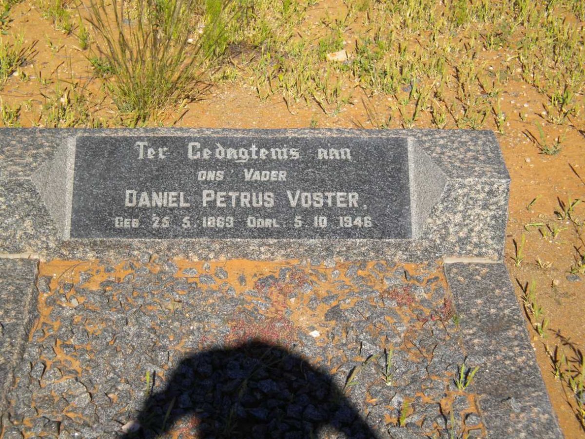 VORSTER Daniel Petrus 1863-1946