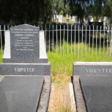 VORSTER ? &amp; Hendrina Cathorina VAN DER LINDE 1873-1946