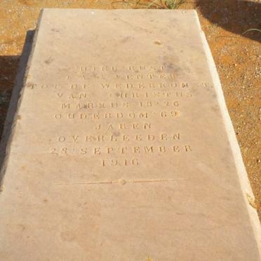 VENTER J.A.C. -1916