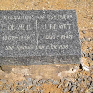 WET J., de 1866-1943 &amp; E. 1868-1945