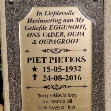 PIETERS Piet 1932-2016