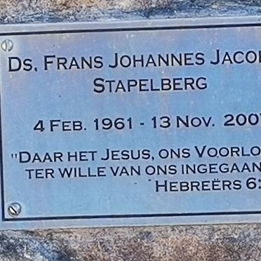 STAPELBERG Frans Johannes Jacobus 1961-2007