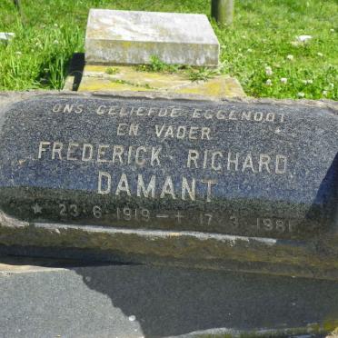 DAMANT Frederick Richard 1919-1981 :: DAMANT Johanna 1922-2001 :: DAMANT Raymond 1940-1990 