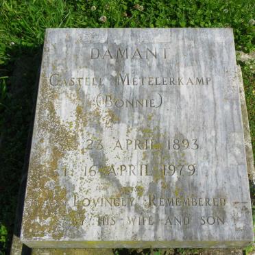 DAMANT Castell Metelerkamp 1893-1979