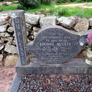 PLESSIS Lionel Auglis, du 1962-1988