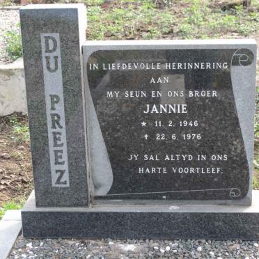 PREEZ Jannie, du 1946-1976