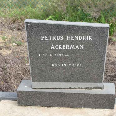 ACKERMAN Petrus Hendrik 1897-