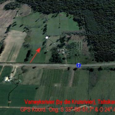 Eastern Cape, HUMANSDORP district, Tsitsikamma, Kruisrivier, Vanwyksrivier farm, 78 HU.Q 9.9, farm cemetery