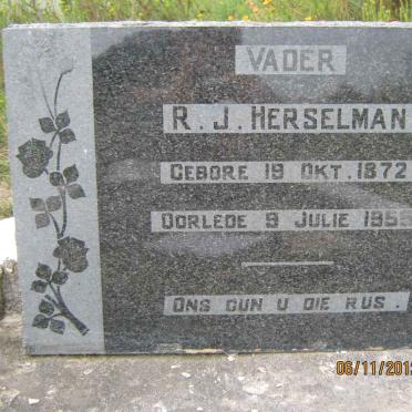 HERSELMAN R.J. 1872-1955