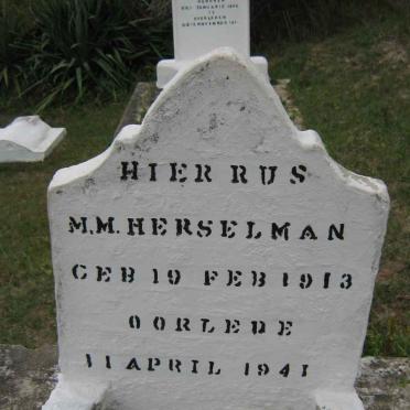 HERSELMAN M.M. 1913-1941