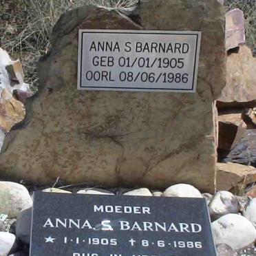 BARNARD Anna S. 1905-1986