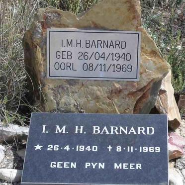 BARNARD I.M.H. 1940-1969