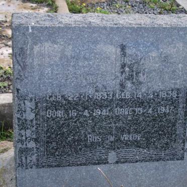WAIT H.P. 1833-1941 &amp; M.J.M. 1837-1947