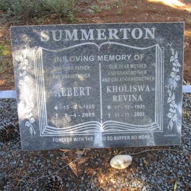 Eastern Cape, HOGSBACK, Summerton, family cemetery