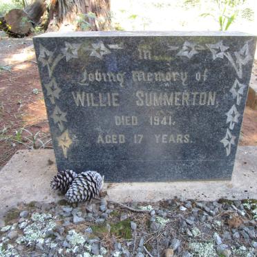 SUMMERTON Willie -1941