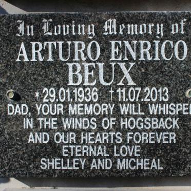 BEUX Arturo Enrico 1936-2013