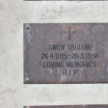 BARLOW Gwen 1915-1998