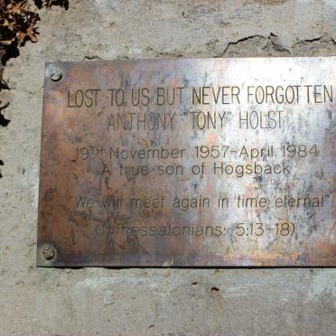 HOLST Anthony 1957-1984