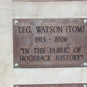 WATSON T.F.G. 1915-2006