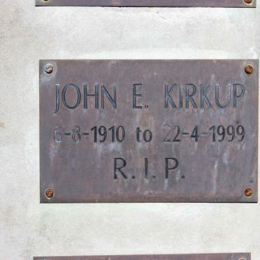 KIRKUP John E. 1910-1999