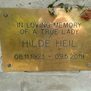 HEIL Hilde 1923-2019