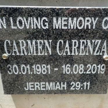 CARENZA Carmen 1981-2019