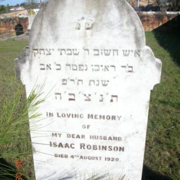 ROBINSON Isaac -1920