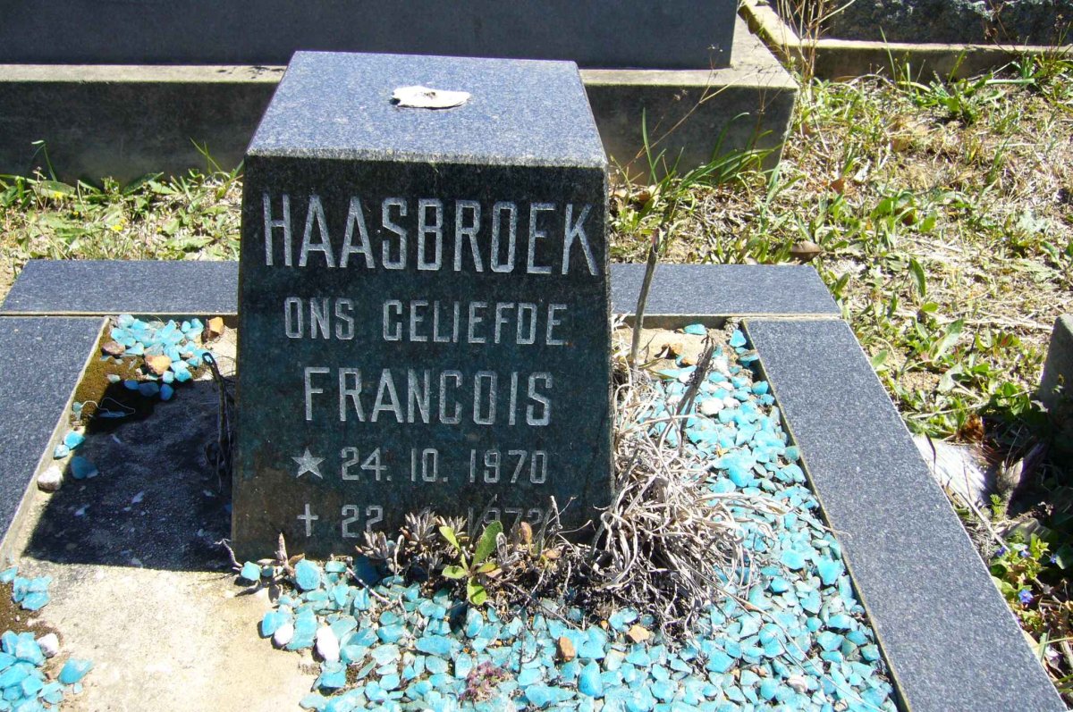 HAASBROEK Francois 1970-1972