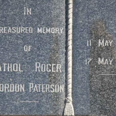 PATERSON Athol Roger Gordon 1891-1958