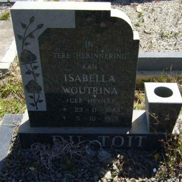 TOIT Isabella Woutrina, du nee HEYNS 1889-1978