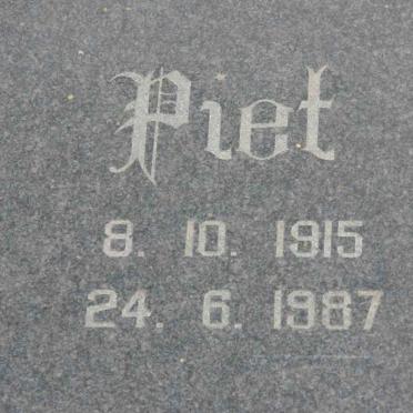 VERMAAK Piet 1915-1987