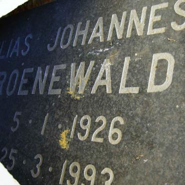 GROENEWALD Elias Johannes 1926-1993