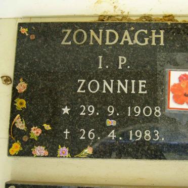 ZONDAGH I.P. Zonnie 1908-1983