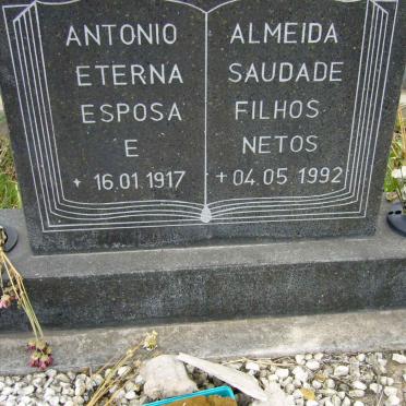ALMEIDA Antonio 1917-1992