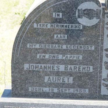 AURET Johannes Barend -1959
