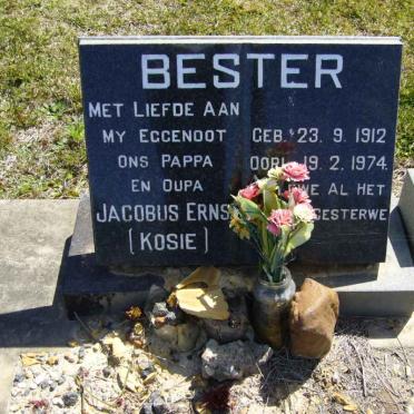 BESTER Jacobus Ernst 1912-1974