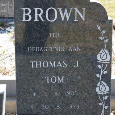 BROWN Thomas J. 1903-1979