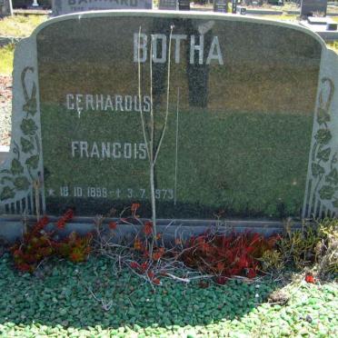 BOTHA Gerhardus Francois 1898-1973