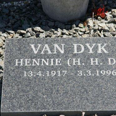 DYK H.H.D., van 1917-1996