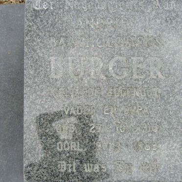 BURGER Andries Bartholomeus 1918-1989