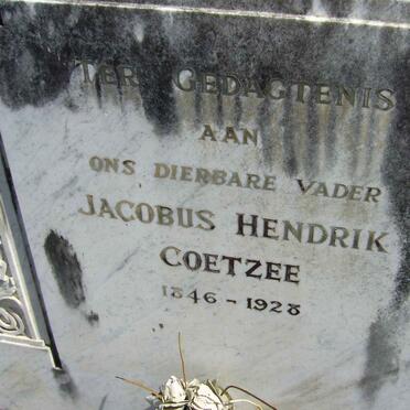 COETZEE Jacobus Hendrik 1846-1928