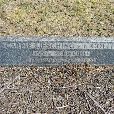 COLFF Carrie Liesching, v.d. nee SCHRODER 1899-1943