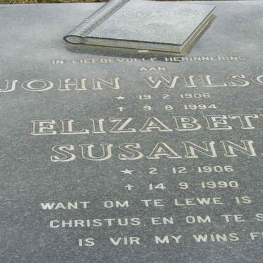 COATES John Wilson 1906-1994 &amp; Elizabeth Susanna 1906-1990