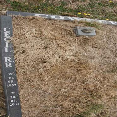 COWLEY Cecil R.R. 1957-2003 &amp; Sandra 1961-2001