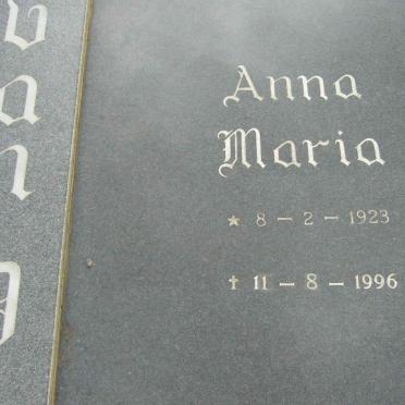 DYK Anna Maria, van 1923-1996